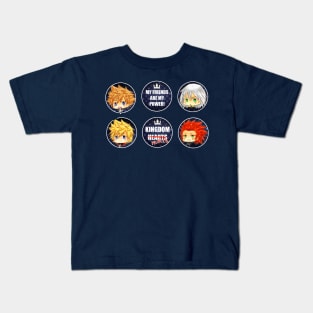 Kingdom Hearts Buttons! Kids T-Shirt